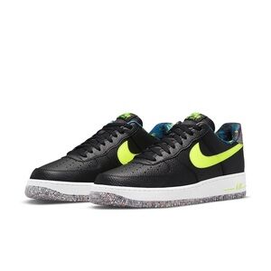 Nike Air Force 1 Low Black Volt Brigade Blue Men's Sneaker DM9098-001